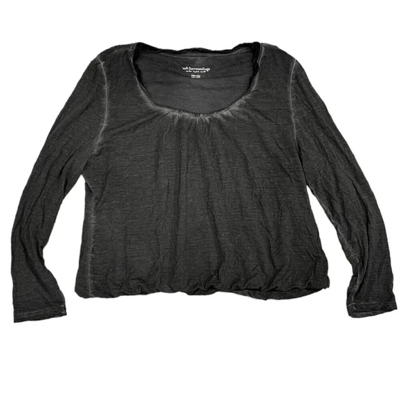Soft Surroundings Gray Long Sleeve Top LP - Picture 1 of 3